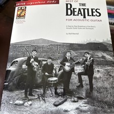 Best of the Beatles for Acoustic Guitar Songbook Sheet Music SEE FULL LIST W CD