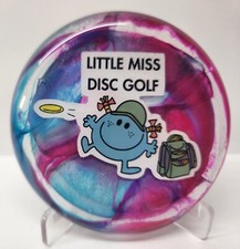Little Miss Disc Golf - PDGA Legal Size Disc Golf Mini By Sticky Resin Designs 