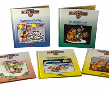 Lot of 5 THE WORLD OF TEDDY RUXPIN Books 1985 Hardcover Double Grubby, Airship