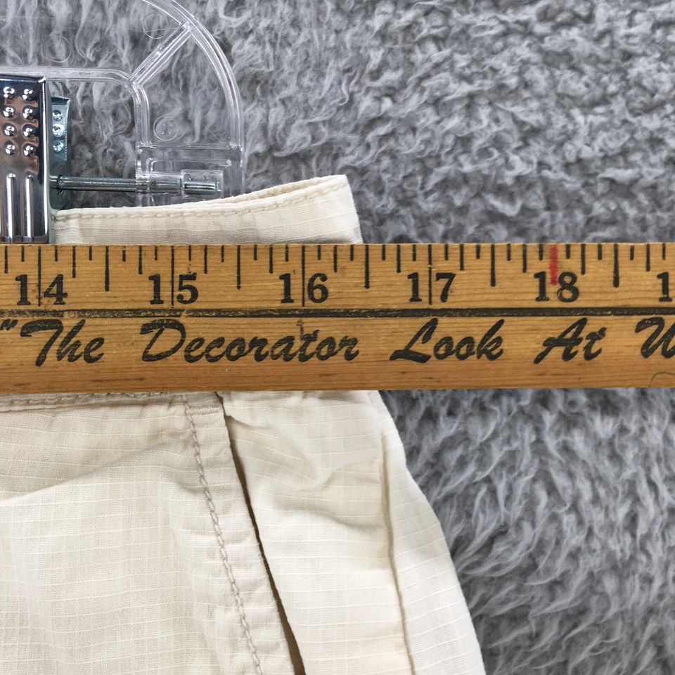 Pantalones Cortos Banana Republic Para Mujer 6 Blancos Tiro Bajo Botón Cremallera Mosca Informales Foto 4 de 4