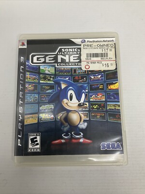 Sonic's Ultimate Genesis Collection PlayStation 3 PS3 Game And Case - No Manual
