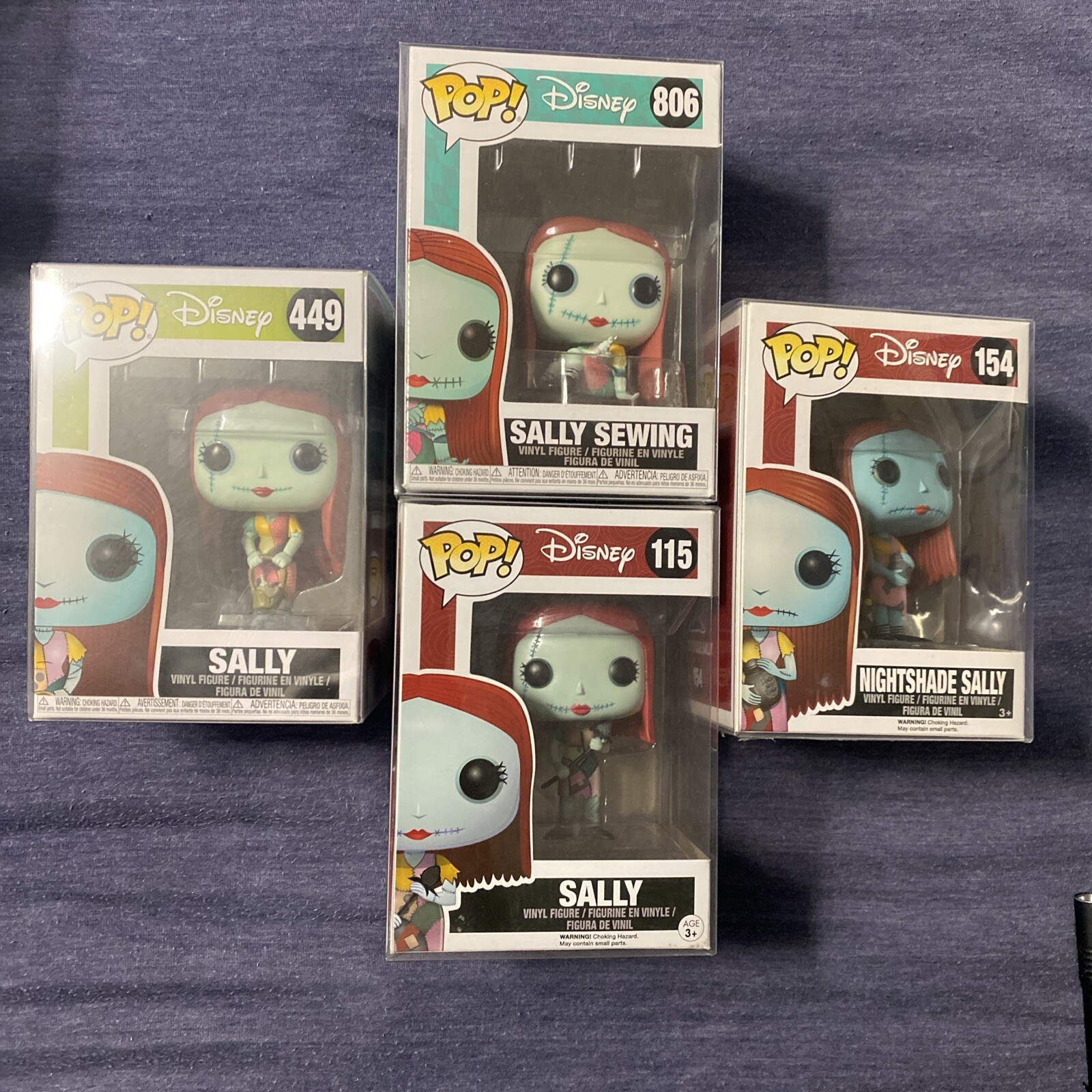 Funko Pop Sally Nightmare Before Christmas Four Pops One Pri
