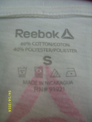 REEBOK - DAMEN AVON 39 BRUSTKREBS BAND BABYDOLL T-SHIRT - BH4680 *NEU* - Bild 8 von 8
