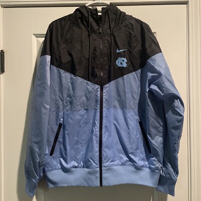 Nike UNC Mens Lightweight Hooded Football Jacket Size Large DR3394-448
