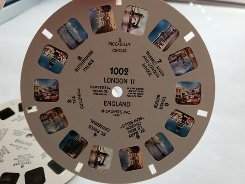 Vintage Viewmaster Reels-Лондон I и II 
