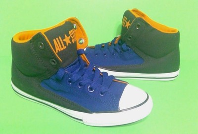 white converse high tops size 5.5