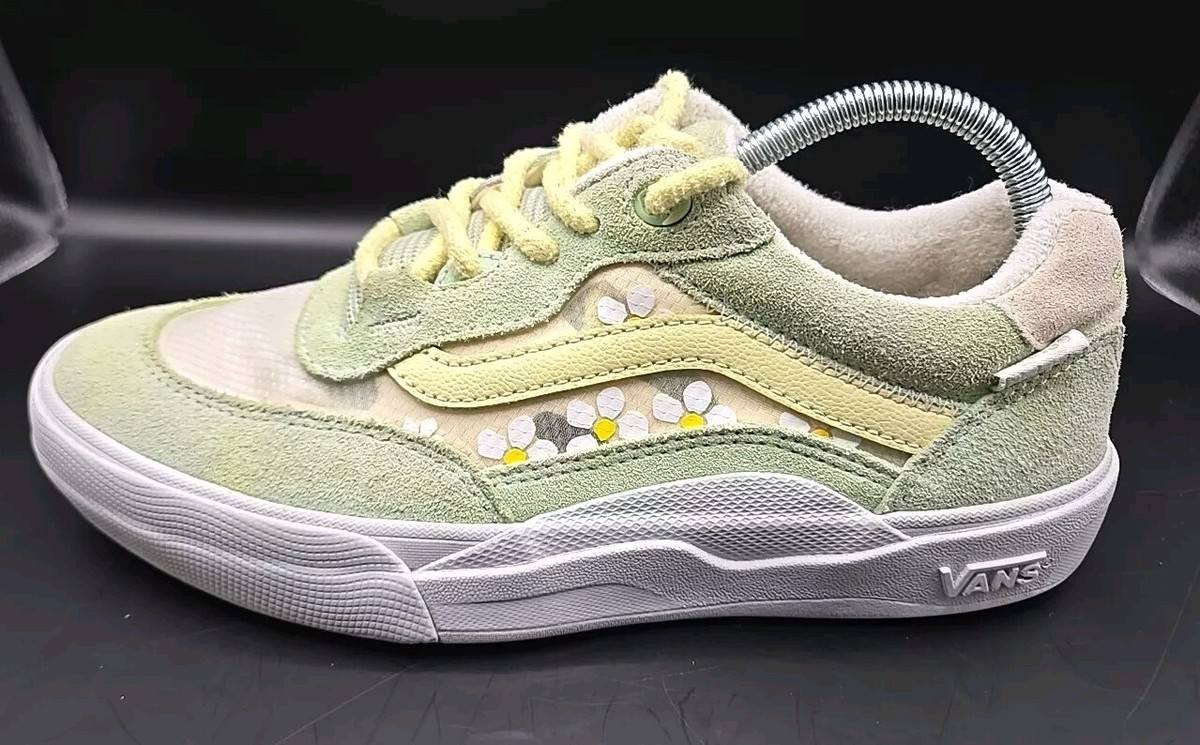 Vans Wayvee Brighton Zeuner Pastel Green Skateboard Shoes US Men’s W