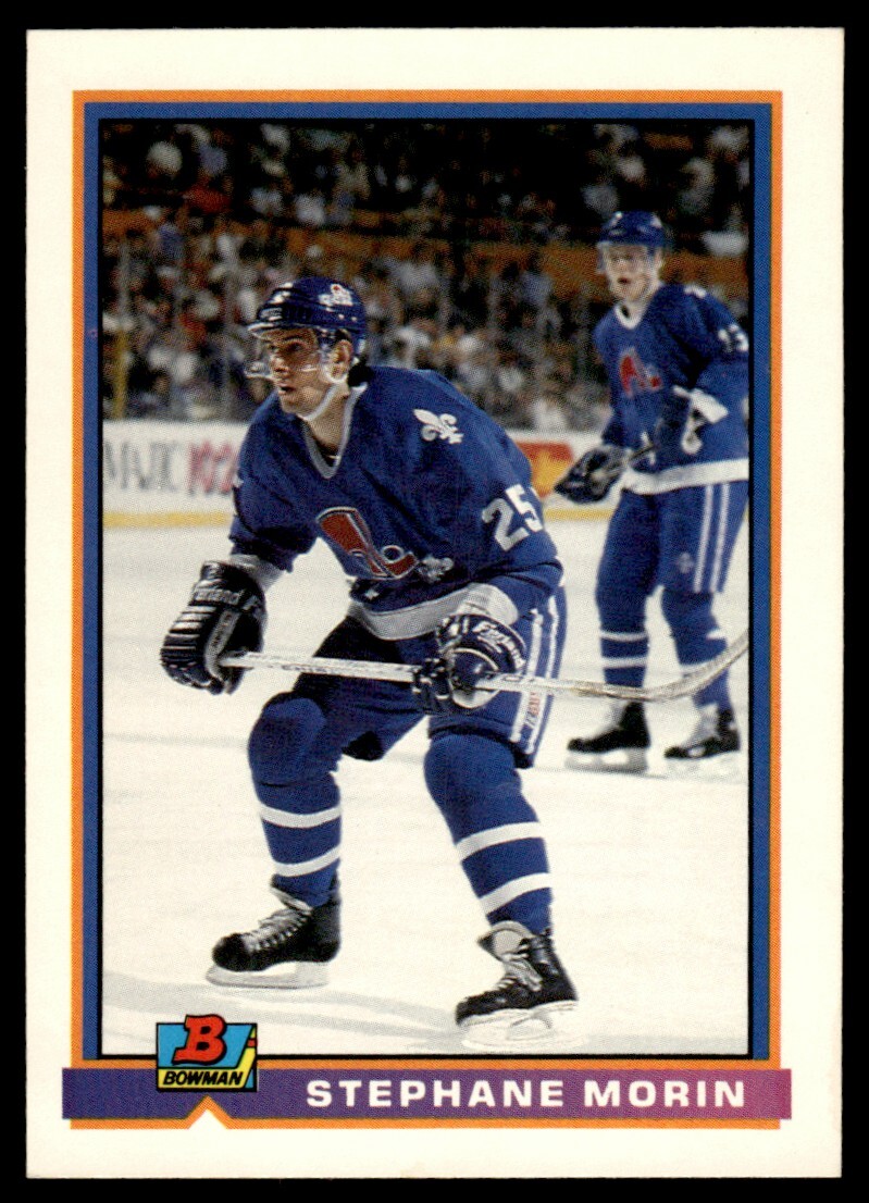 1991-92 Bowman #148 Stephane Morin Quebec Nordiques