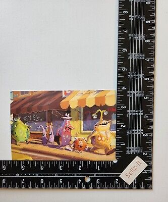 Concept art for Monsters, Inc. (2001), American postcard by…