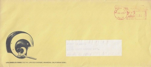 Los Angeles Rams Official NFL Football Press News Release Letter Lot of 2 Items - 第 1/4 張圖片