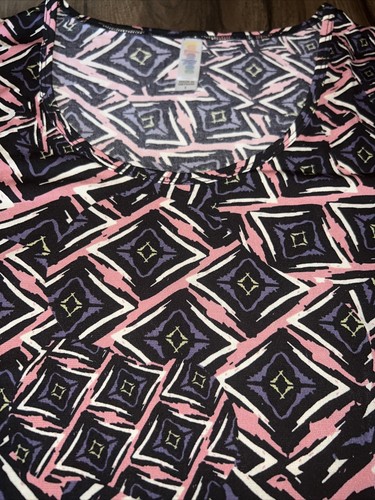 Lularoe Classic T Shirt Hi Lo Tunic 🦄 Small 6/8 4/6 Black Pink White Slinky New - Picture 8 of 12