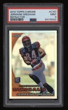 2010 Jermaine Gresham PSA 9 Topps Chrome Football Refractor Rookie #C107 POP2