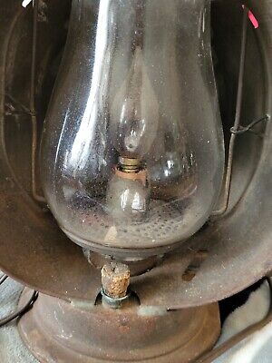 Vintage 1800's Dietz Beacon Dash Lamp w/LENS New York USA Vintage 1800's Dietz Beacon Dash Lamp w/LENS New York USA
