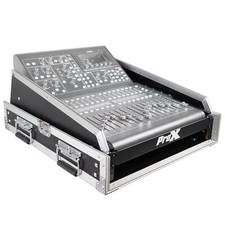 ProX T-12MRSS13ULT 13U Top Mixer/DJ 12U Rack Combo Flight Case W/Shelf  Casters