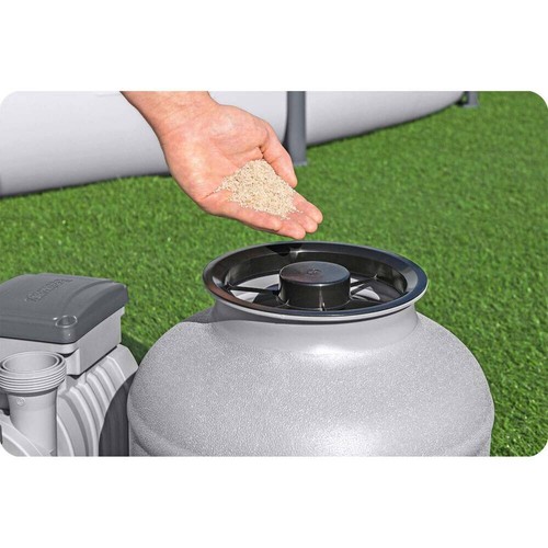 Bestway 58499 Sandfilterpumpe 8327 l/h – Poolpumpe mit ChemConnect & Zubehör - Bild 8 von 8
