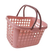 collapsible storage crates Supermarket Wire Basket Plastic Rolling