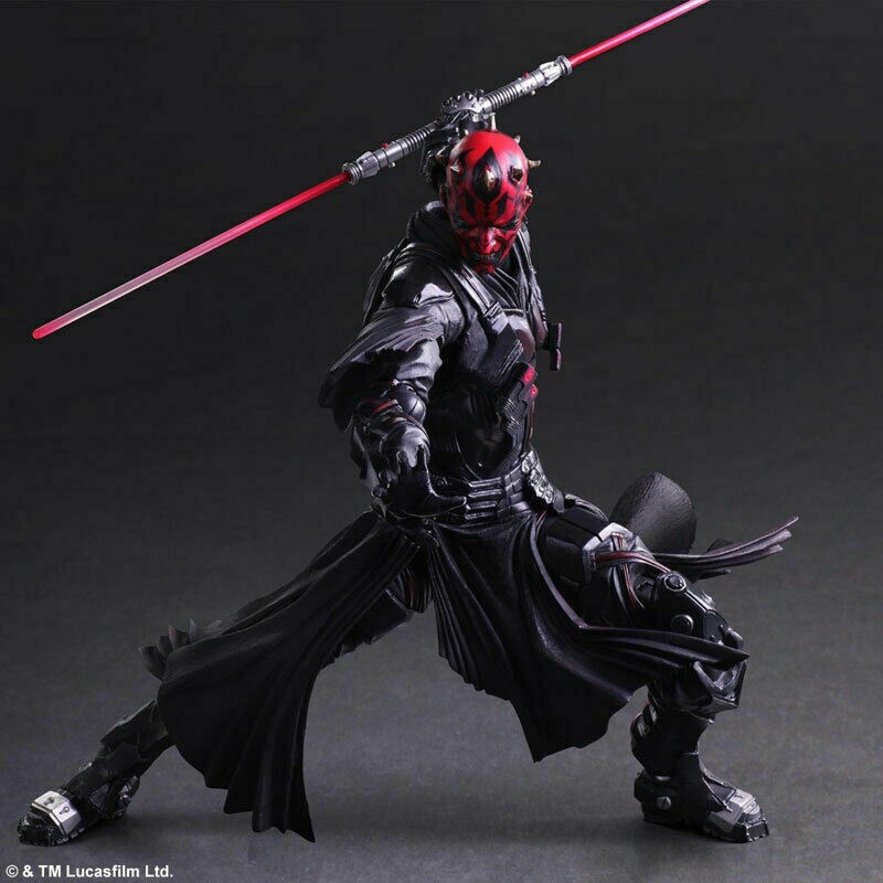 STAR WARS Play Arts Kai Figure 10&rdquo; DARTH MAUL(Square Enix, 2015) Authentic.