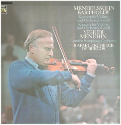 Mendelssohn Violin Concerts in e minor and d minor Vinyl Single 12inch