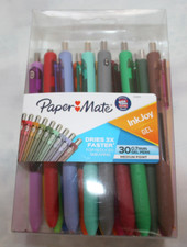 Paper Mate InkJoy 30pk Gel Pens 0.7mm Medium Tip Multicolored Retractable Quick
