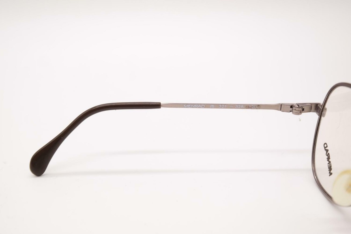 Lunettes Vintage Menrad 1119 - Monture Acétate Brun Ovale - Neuf Sans étiquette - Taille 50-33-140