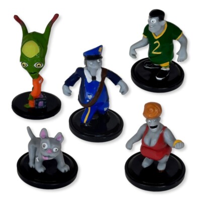 WowWee Zombie Burbz Mini PVC Toys Figures Lot Cop Dog Alien Avenue Appgear Game