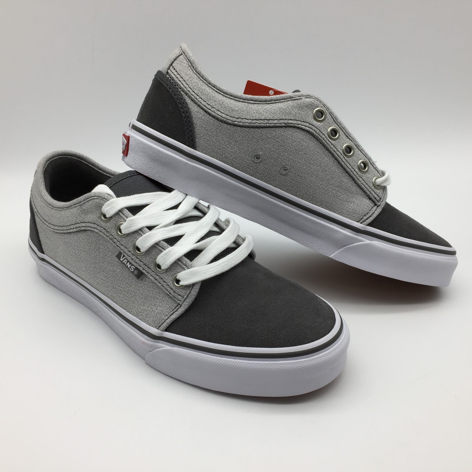 vans chukka low asphalt pewter skate shoes