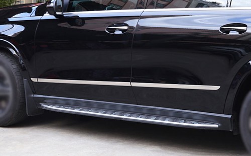 Rocker Panels T2107-304M: 1999-2002 GMC Sierra Std Cab Long Bed w/o Flares 7 Wide 6 Piece Kit - Stainless