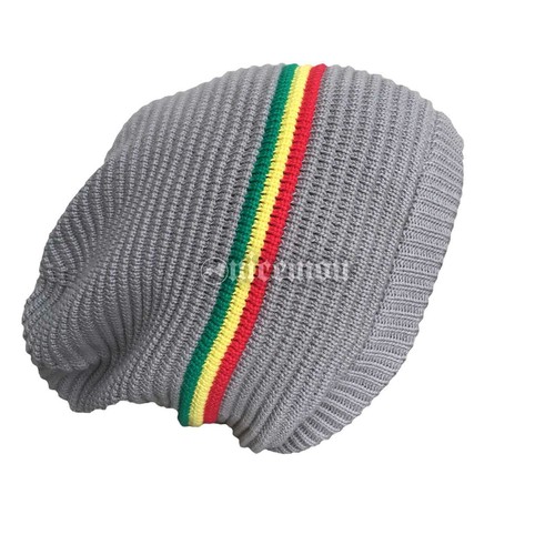 Cappello Berretto Rasta Dreadlocks Tam 100% Cotone Berretto Reggae Marley Giamaica M/L - Foto 51 di 65