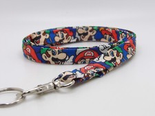 Mario Brothers Lanyard, Gamer, Sports, Teacher, ID Badge Holder, Key Chain
