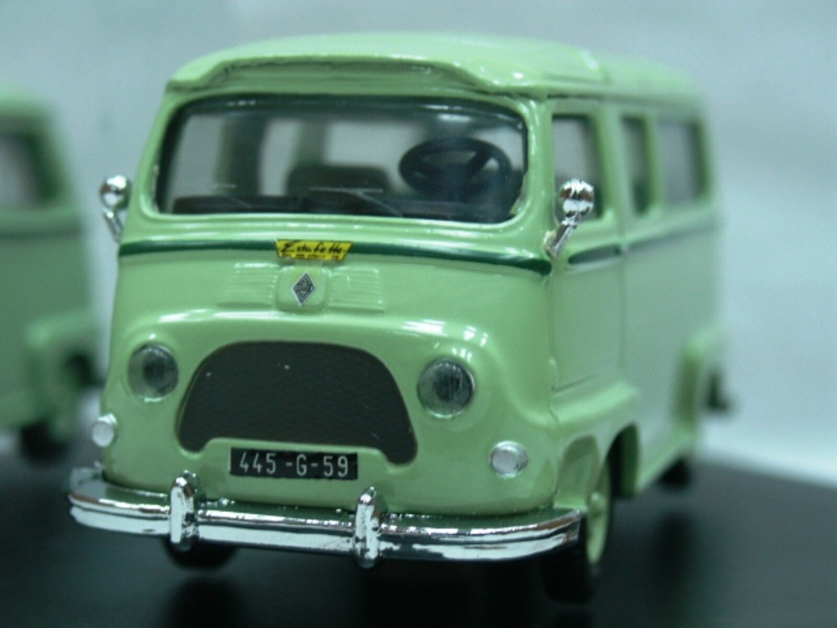 ミニカー CIJ 3/91 RENAULT ESTAFETTE WOW EXTREMELY RARE Renault Estafette 60 Mini Bus 1959 Pastel Green