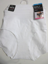Bali BRIEF 3-Pack Underwear Panties Comfort Stretch Nylon seamless White 2XL/9