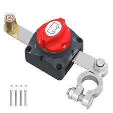 Battery Disconnect Switch 12V 48V Waterproof- On-Off Top Post 275A
