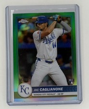 Topps Chrome 2026 Jac Caglianone Royals #80 Green Refractor /99 - Rookie