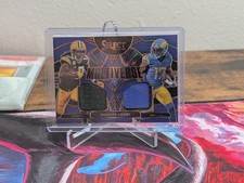 2025 Panini Select Davante Adams Multiverse Dual Patch Prizm #MVJ-DAS