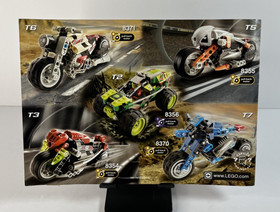 LEGO 2003 Racers 8357 Zonic Strike Pull-Back Car 100% Complete w/ Manual No Box