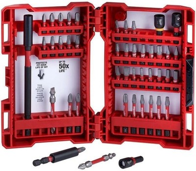 48-32-4023 Shockwave Impact Duty Steel Driver Bit Set (45-Piece) One Size 