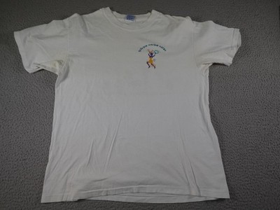 Vintage Jimmy Buffett Margaritaville Shirt Mens Large White Key West Music Dance
