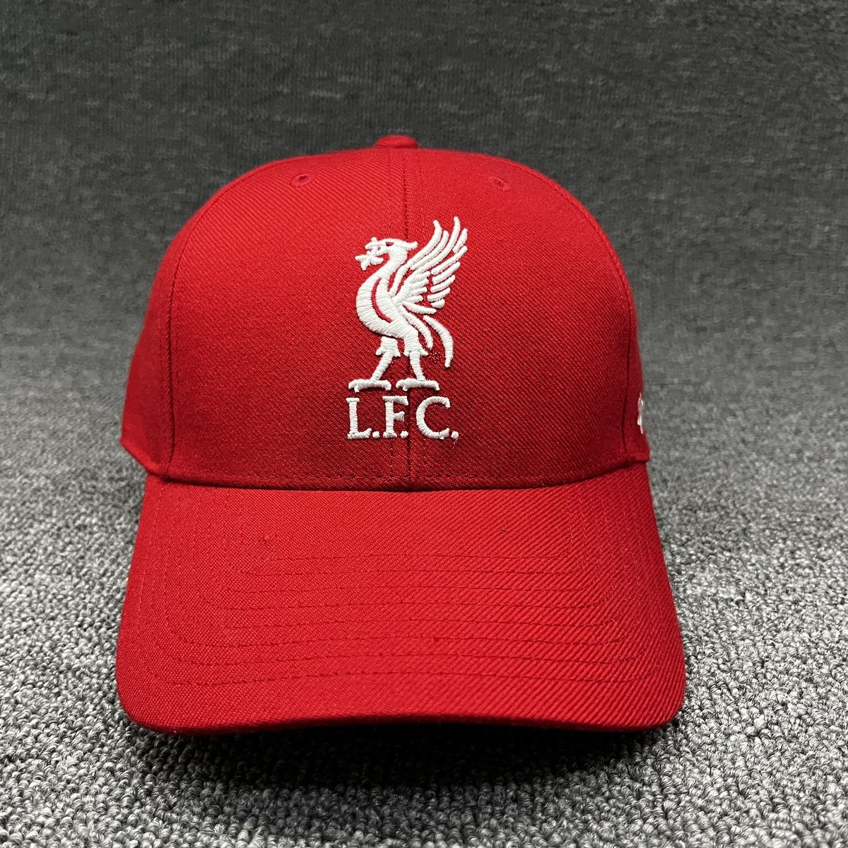 Liverpool FC '47 Brand MVP Red Adjustable Hat LFC Soccer Cap Hook-and-Loop
