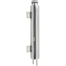 Speedway Motors 13 Polished Stainless Steel Coolant Expansion Reservoir Tank