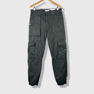 Standard Cloth Cargo Jogger Pants Mens Medium Black Utility Gorpcore Urban