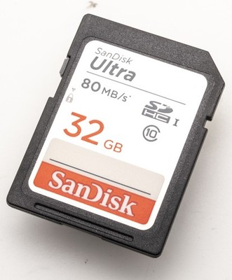 SanDisk 32GB SD Karte Speicherkarte memory card Class 10 80MB/s