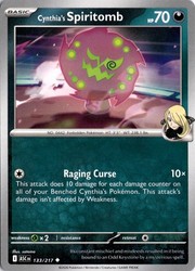 Cynthia's Spiritomb 133/217 Mega Evolution: Ascended Heroes