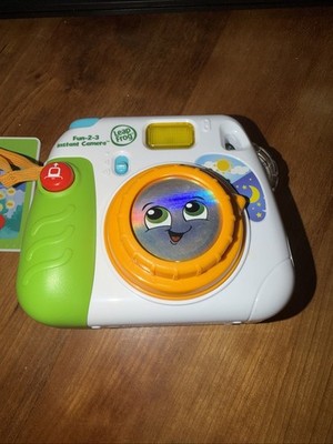LeapFrog Fun-2-3 Instant Camera Learning Toy w/ 5 Animal Cards   Tested   Used