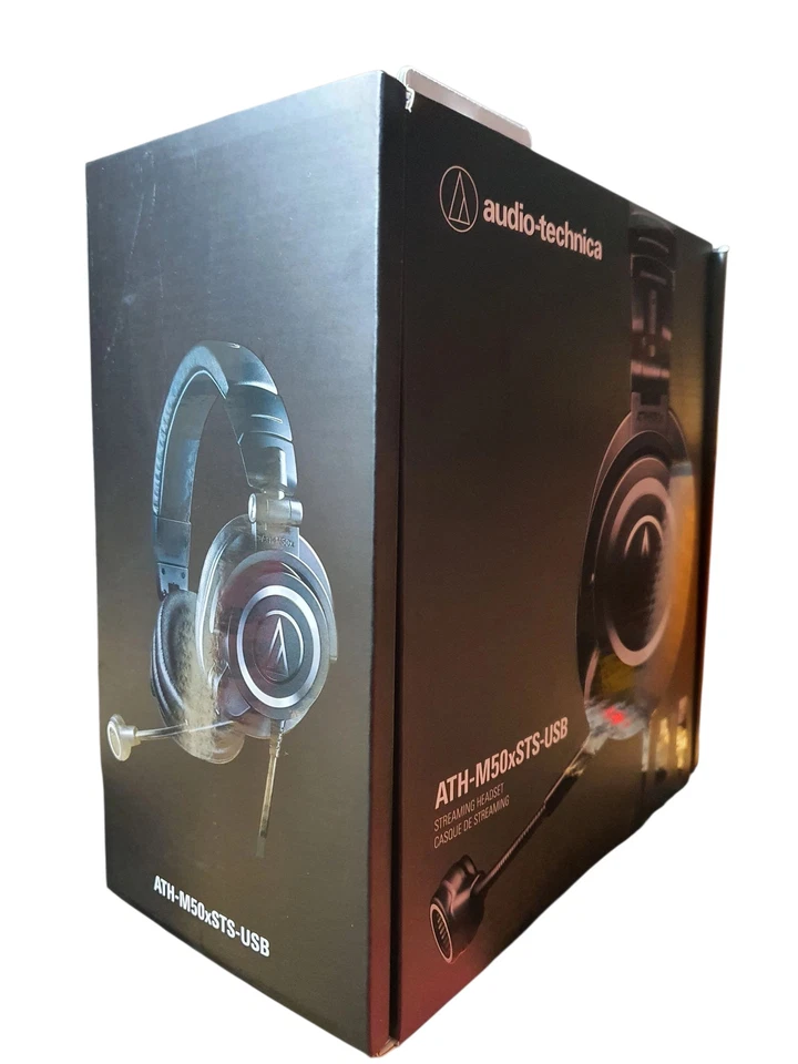 Audio-Technica ATH-M50xSTS-USB StreamSet Cuffie Nere - Immagine 3 di 4