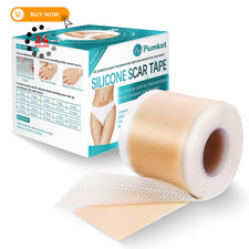 Pumkot Silicone Scar Sheets, 120x1.6 Inch Pack of 1 , Brown