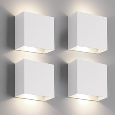 4 Pezzi Applique Da Parete Interno,Led Lampada Da Parete Interno,Moderno up down
