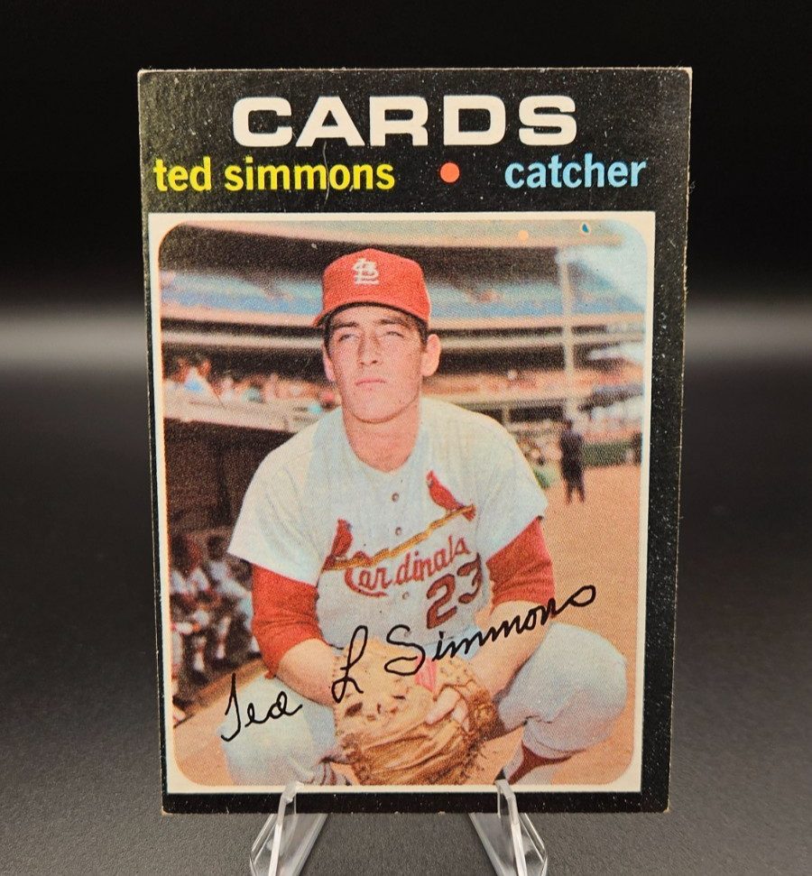 1971 Topps #117 Ted Simmons VG - St Louis Cardinals