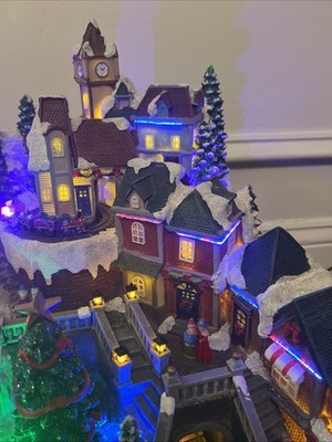 Costco Village de Noel Animated Christmas Village with Music