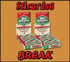 🔥Pick Your Team🔥 [#1] [2x] 2025 TOPPS CHROME PLATINUM HOBBY BOX 🔥BREAK🔥