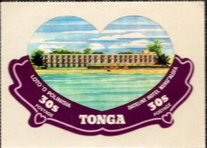 Tonga 1970s Postage STAMP 30 Seniti new SA-305
